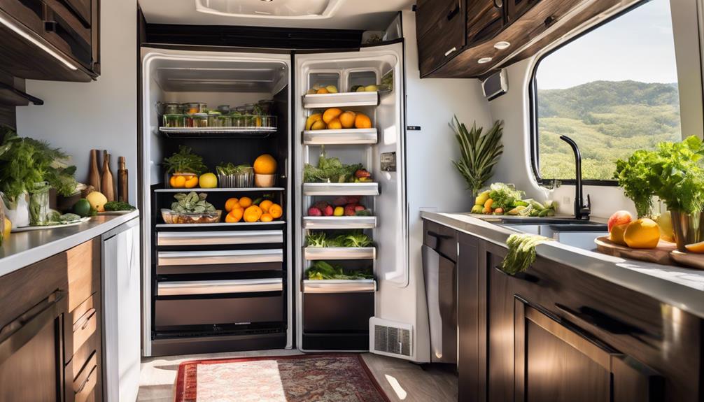 prevent rv fridge odors