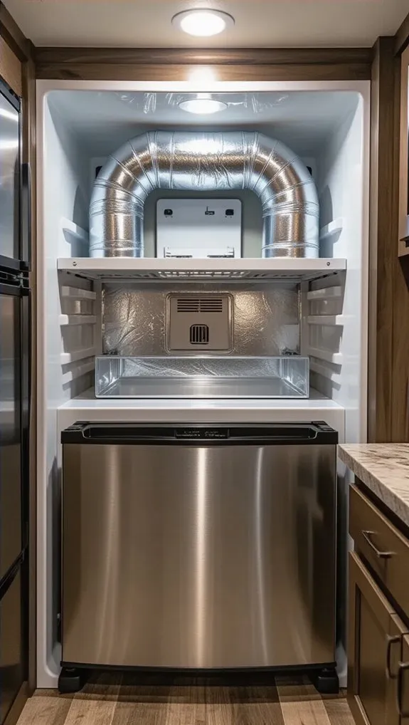 How to Divert Cold Air to Back of RV Refrigerator Easily? - RV Refrigerator
