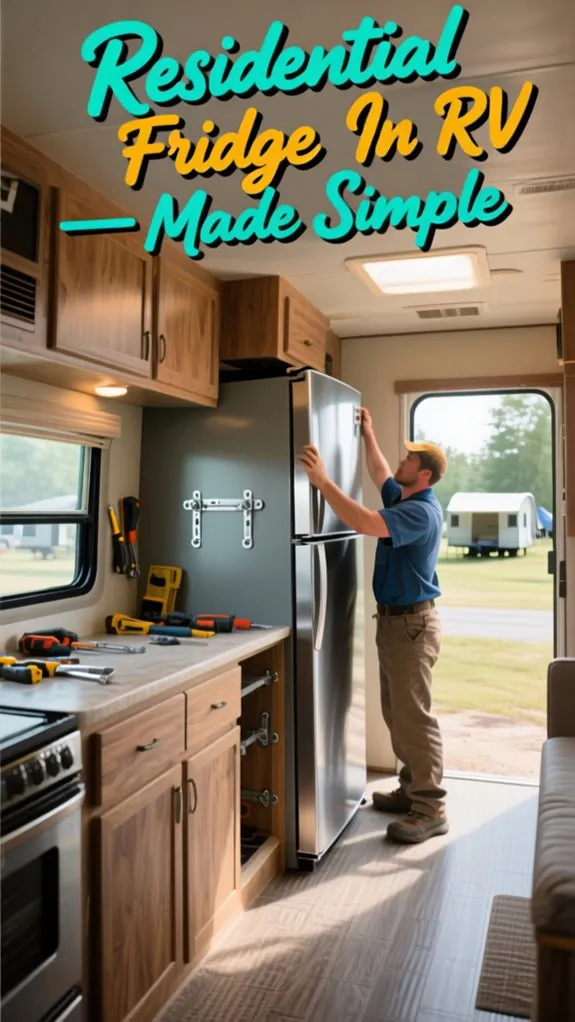 How To Put A Residential Refrigerator In An RV Made Simple - RV ...
