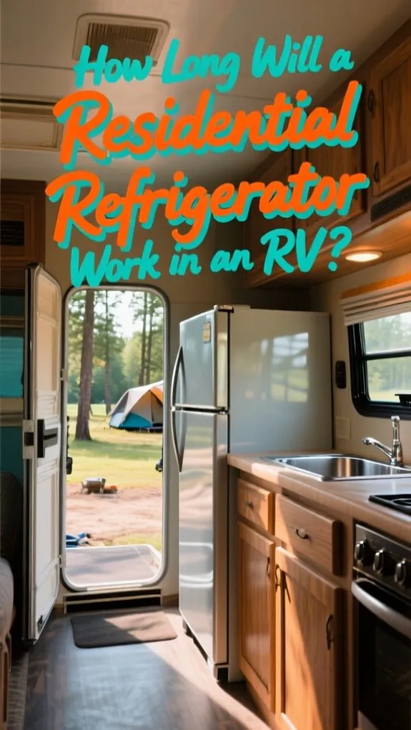 How Long Will a Residential Refrigerator Work in an RV? - RV Refrigerator